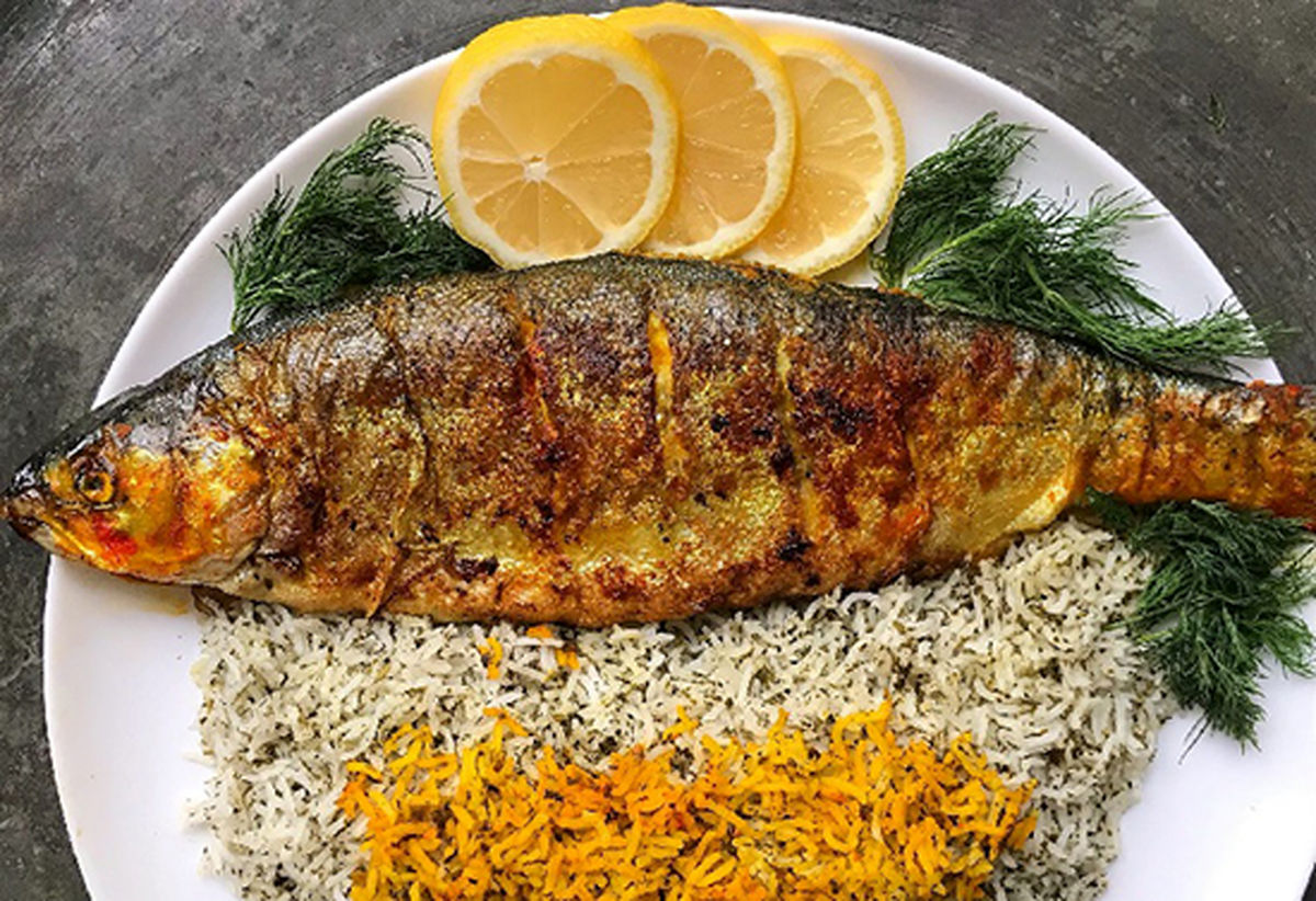 Grilled fish of Sistan and Baluchistan, Iran