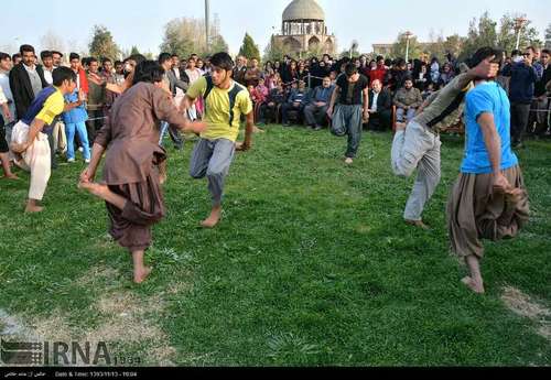 Khosukhsu game, in Sistan and Baluchistan, Iran