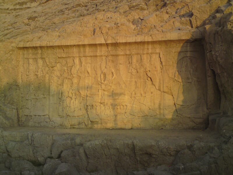 The petroglyph of Fath Ali Shah Qajar