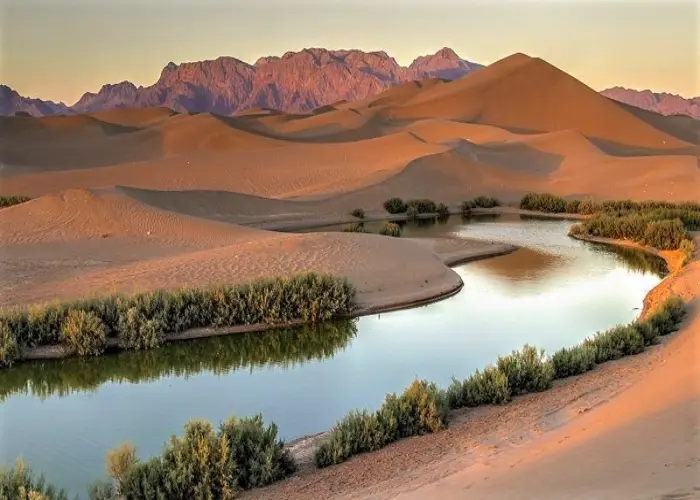 Yazd sewage lagoon