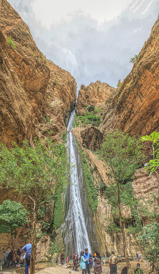 Piran waterfall