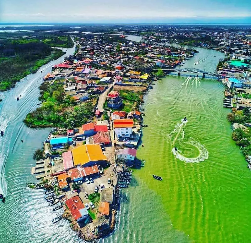 Anzali lagoon,