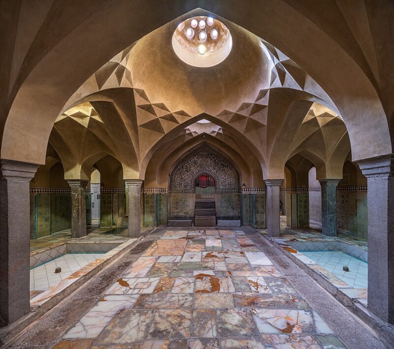 Historical bath of Ali Qoli Agha