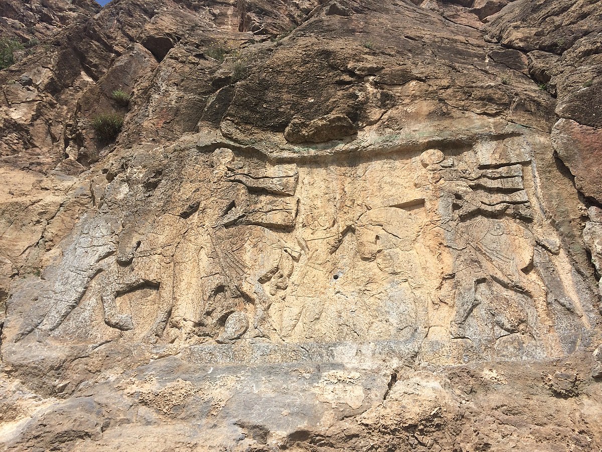 Sassanian petroglyphs of Khan Takhti