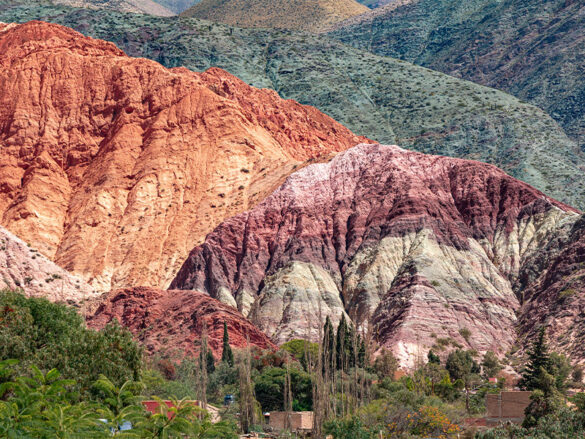 Ishtehard's rainbow mountains