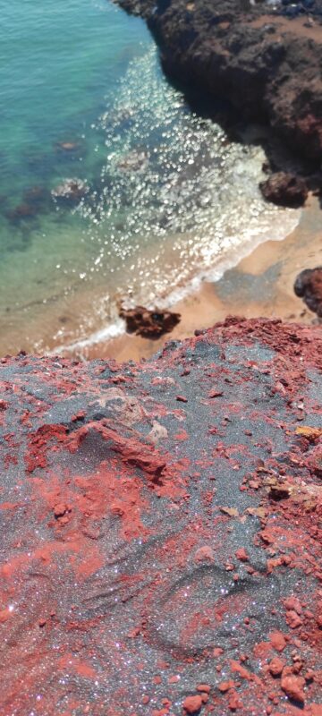 Red Beach of Hormuz Island Red Beach of Hormuz Island