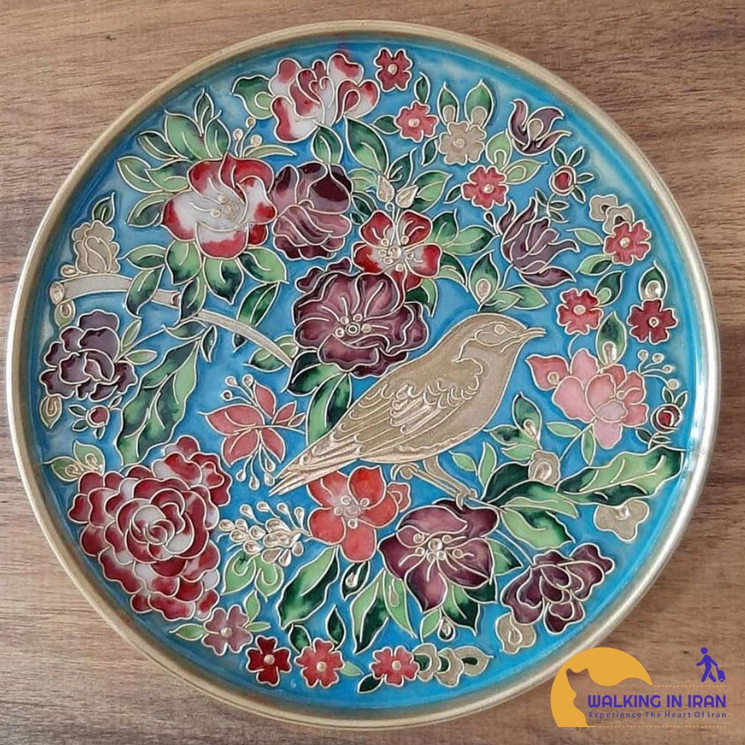 Khanehbandi enamel art