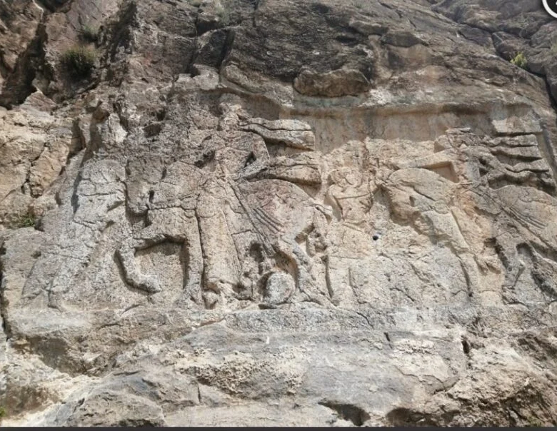 The Sassanid Rock Relief of Khan Takhti