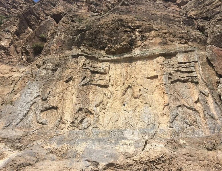 The Sassanid Rock Relief of Khan Takhti