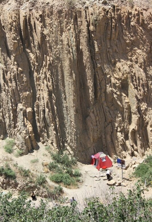 The Asiyab Kharabeh Waterfall