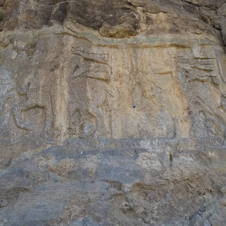 The Sassanid Rock Relief of Khan Takhti
